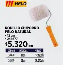 Construmart Hela rodillo chiporro pelo natural oferta