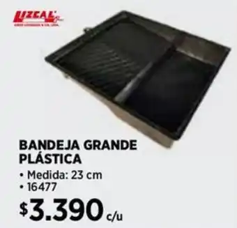 Construmart Lizcal bandeja grande plástica oferta