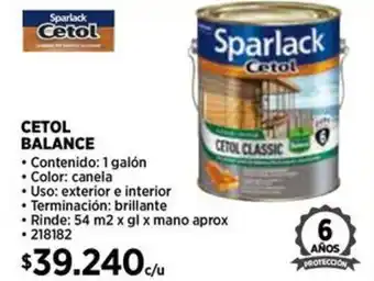 Construmart Sparlack cetol balance oferta