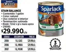 Construmart Sparlack cetol stain balance oferta