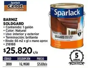 Construmart Sparlack cetol barniz soldgard oferta