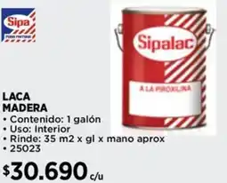 Construmart Sipalac laca madera oferta