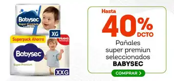 Tottus Pañales super premiun seleccionados BABYSEC oferta