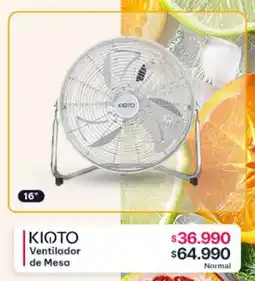 Abcdin KIOTO Ventilador de Mesa oferta