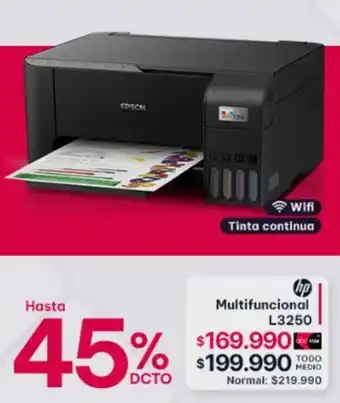 Abcdin hp Multifuncional L3250 oferta