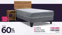 Abcdin Celta Combo Cama Europea Cádiz oferta