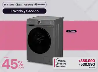 Abcdin Midea Lavadora Secadora oferta