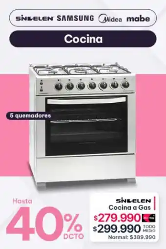 Abcdin SİNCELEN Cocina a Gas oferta