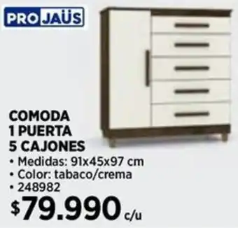 Construmart Comoda 1 puerta oferta