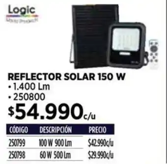 Construmart Reflector solar oferta