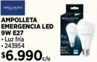 Construmart Ampolleta emergencia led oferta