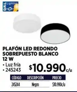 Construmart Plafón led redondo sobrepuesto blanco oferta