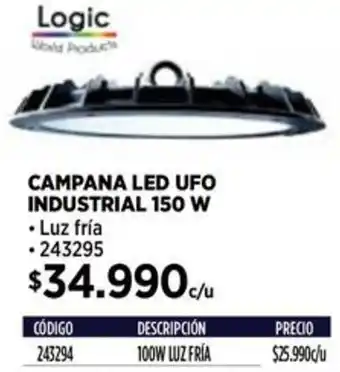 Construmart Campana led ufo industrial oferta