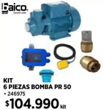 Construmart Kit 6 piezas bomba pr 50 oferta