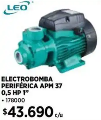 Construmart Leo electrobomba periférica apm 37 0,5 hp 1" oferta