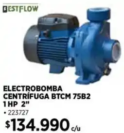 Construmart Bestflow electrobomba centrifuga btcm 75b2 1hp 2" oferta