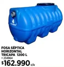 Construmart Fosa séptica horizontal tricapa oferta