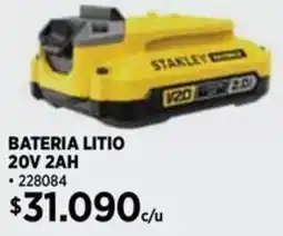 Construmart Stanley bateria litio oferta