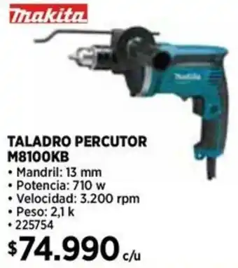 Construmart Makita taladro percutor m8100kb oferta