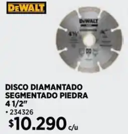 Construmart Dewalt disco diamantado segmentado piedra 41/2" oferta