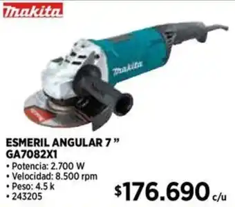 Construmart Dewalt esmeril angular 7” oferta