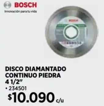 Construmart Bosch disco diamantado continuo piedra oferta