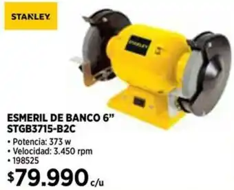 Construmart Stanley esmeril de banco 6” stgb3715-b2c oferta