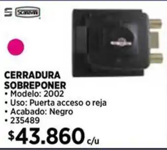 Construmart Cerradura sobreponer oferta