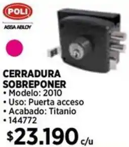 Construmart Poli cerradura sobreponer oferta