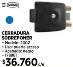 Construmart Cerradura sobreponer oferta