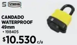 Construmart Scanavini candado waterproof oferta