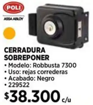 Construmart Poli cerradura sobreponer oferta