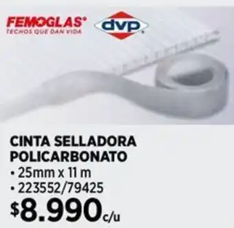 Construmart Cinta selladora policarbonato oferta