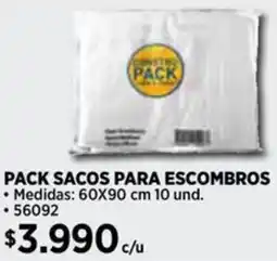 Construmart Pack sacos para escombros oferta