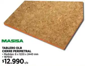 Construmart Masisa tablero olb cierre perimetral oferta