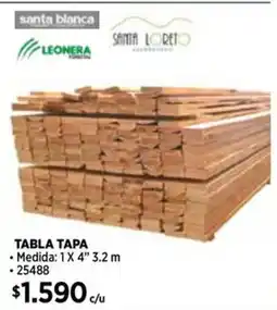 Construmart Leonera tabla tapa oferta