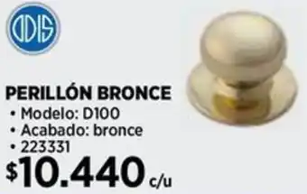 Construmart Perillón bronce oferta