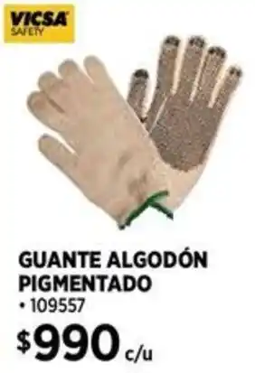 Construmart Vicsa safety guante algodón pigmentado oferta