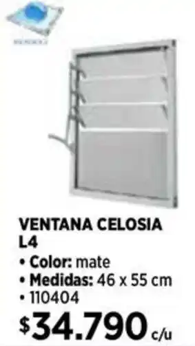 Construmart Ventana celosia L4 oferta