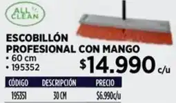 Construmart Escobillón profesional con mango oferta