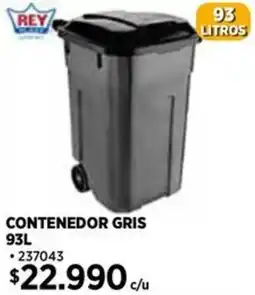 Construmart Contenedor gris oferta