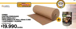 Construmart Lubel combo carton corrugado oferta