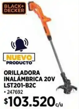 Construmart Black+ decker orilladora inalámbrica oferta