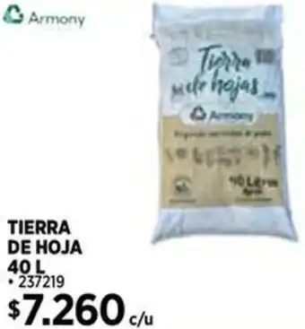 Construmart Armony tierra de hoja oferta