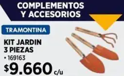 Construmart Tramontina kit jardin oferta