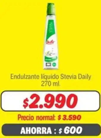 Mayorista 10 Endulzante líquido stevia daily oferta