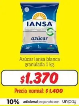 Mayorista 10 Lansa azúcar blanca granulada oferta
