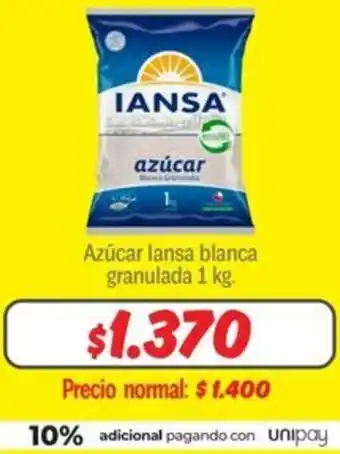 Mayorista 10 Lansa azúcar blanca granulada oferta