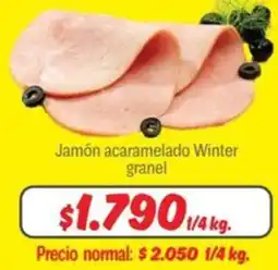 Mayorista 10 Jamón acaramelado winter granel oferta