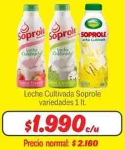 Mayorista 10 Leche cultivada soprole variedades oferta